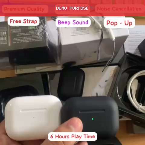 Airpods Pro / tws wireless earbuds Bluetooth bluetooth headphone replica With  High Base and long Battery