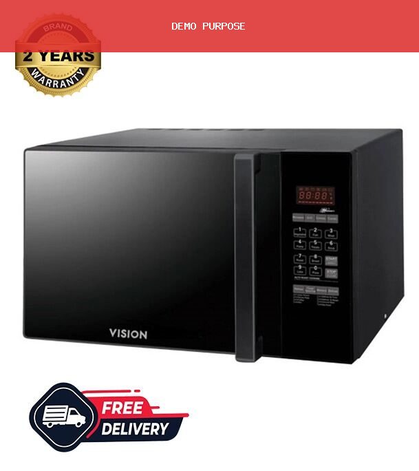 VISION RAC Microwave Oven 30 Liter Rotisserie - 988412 with Free Delivery