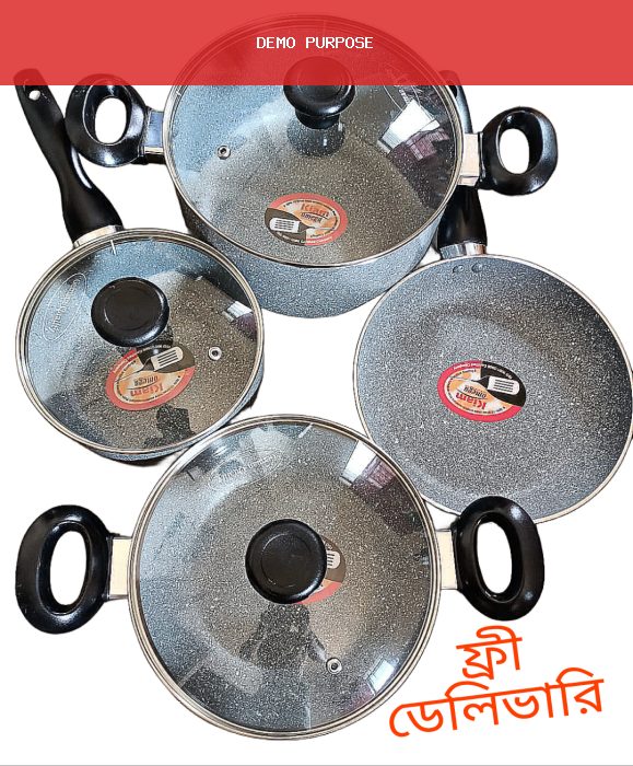 Kiam Non-Stick 7-Piece Cookware Set - Essential Cookware Set for Every Kitchen - Cookware Set
