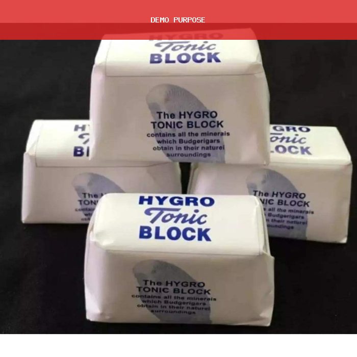 10-Piece Hygro Tonic Block for Birds - Vitamin Supplement