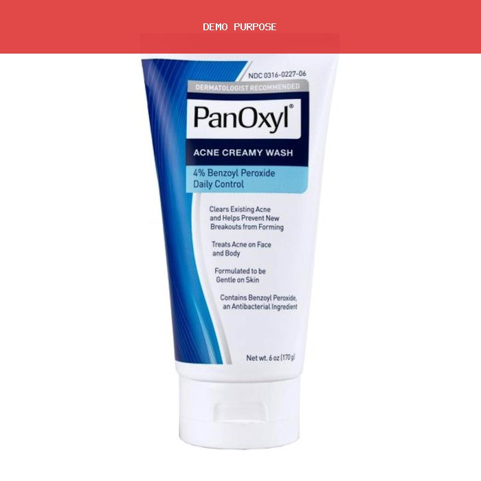 Panoxyl Acne Creamy Wash Benzoyl Peroxide 4% -170g