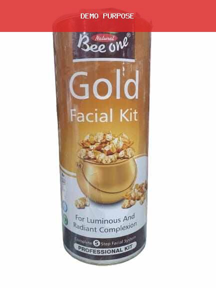 Beeone Gold Facial Kit - 1100g | Premium Gold Facial Treatment | Exfoliates & Revitalizes Skin | Anti-Aging Formula | Hydrating & Nourishing | Spa-Quality Results at Home