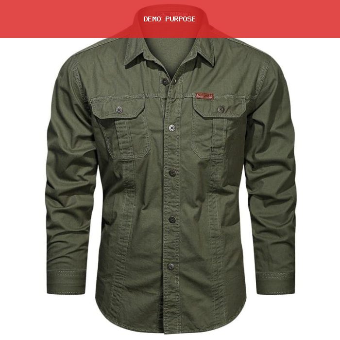 Premium Quality  Double Pocket Casual Shirt For Men