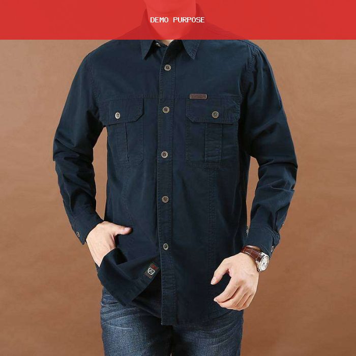Premium Quality Double Pocket  Casual Shirt For Men