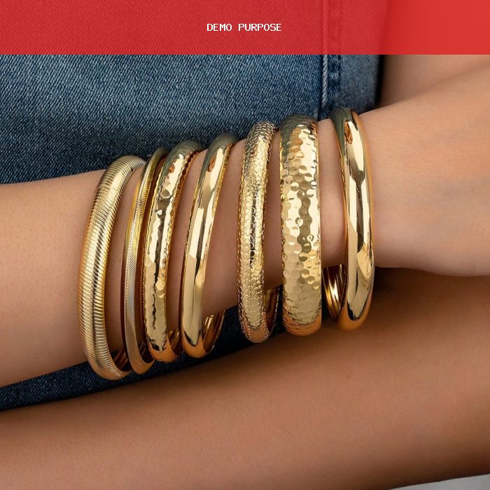7 Pcs Chunky Wheels Metal Cuff Bangles Bracelets Set , Women Bracelets Set , Stacked Bangles Jewelry For Women , Chunky Wheels C