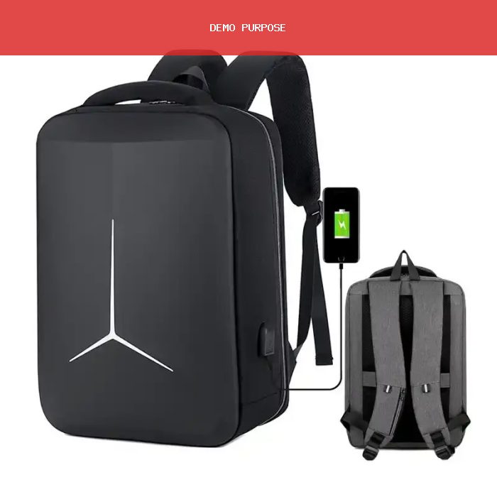 New Anti-theft USB Waterproof Hard Case Travel Smart Laptop Motorcycle Backpack Man EVA Fashion Business Men's Shell Backpack