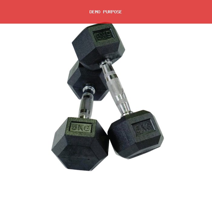 5kg Hex Dumbbell - 1 Pair